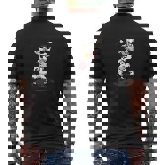 Dabbing Dancing Cow Dabbing Animal Gif Mens Back Print T-shirt - Thegiftio