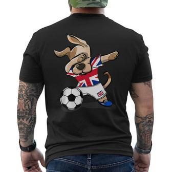 Dabbing Dog United Kingdom Soccer Fans Jersey Uk Football Men's T-shirt Back Print - Thegiftio UK