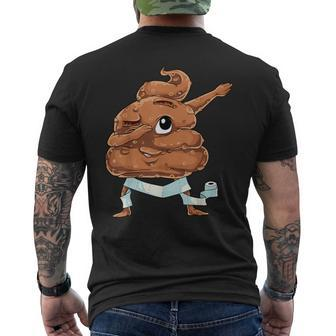 Dabbing Poop T Poo Costumes Men's T-shirt Back Print - Seseable
