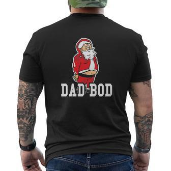 Dad Bod Mens Back Print T-shirt | Mazezy