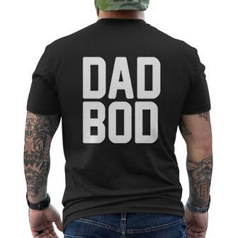 Dad Bod Mens Back Print T-shirt | Mazezy DE