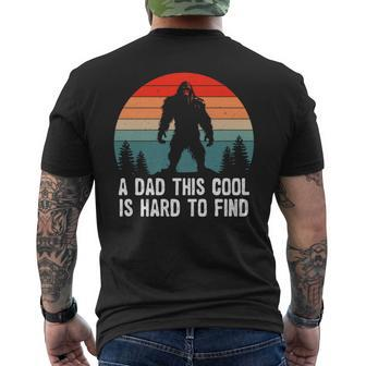 A Dad This Cool Is Hard To Find Bigfoot Fathers Day Men's T-shirt Back Print - Thegiftio UK