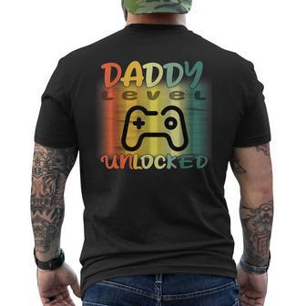 Dad Father Dad Gamer Father Game Best Father Ever Mens Back Print T-shirt | Mazezy