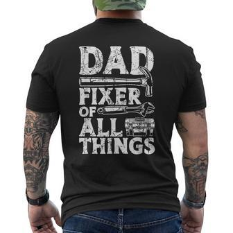 Dad Fixes Everything Handyman Dad Accessories For Fixer Men's T-shirt Back Print - Monsterry DE