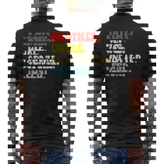 Dad Hero Father's Day Graphic Novelty Men's T-shirt Back Print - Thegiftio UK