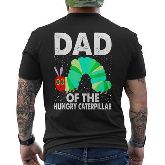 Dad Of Hungry Caterpillar Cute Caterpillar Birthday Men's T-shirt Back Print | Mazezy DE