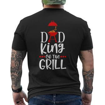 Dad King Of The Grill Men's T-shirt Back Print - Monsterry
