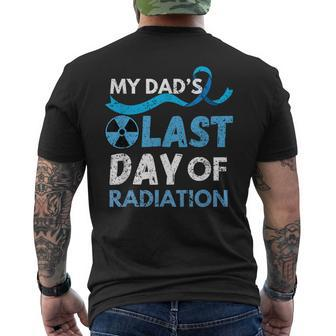 My Dad Last Day Of Chemo Cancer Awareness Father Day Men's T-shirt Back Print - Thegiftio UK