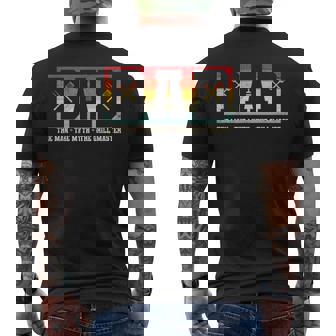Dad The Man The Myth The Grill Master Bbq Party Father's Day Men's T-shirt Back Print - Thegiftio UK