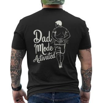 Dad Mode Activated Dad Meme Father's Day Best Father Men's T-shirt Back Print - Seseable