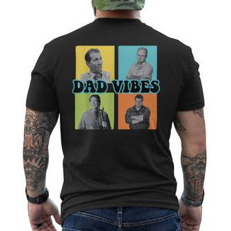 Dad Vibes 90S Dad Vibes Retro Mens Men's T-shirt Back Print | Mazezy AU