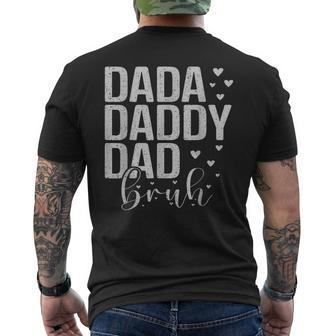 Dada Daddy Dad Bruh Awesome Like My Daughter Father's Day Men's T-shirt Back Print - Seseable