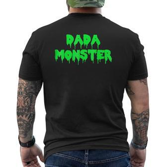 Dada Monster Horror Movie Dad Slime Mens Back Print T-shirt | Mazezy UK