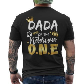 Dada Of The Notorious One Old School Hip Hop 1St Birthday Men's T-shirt Back Print - Seseable