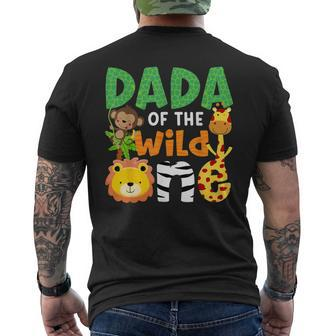 Dada Of The Wild One Zoo Theme Bday Safari Jungle Animals Men's T-shirt Back Print - Monsterry UK