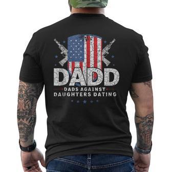 DADD Dads Against Daughters Dating Father's Day Dad Jokes Men's T-shirt Back Print - Thegiftio