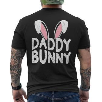 Daddy Bunny Ears Easter Family Matching Dad Fathers Day Papa Men's T-shirt Back Print | Mazezy