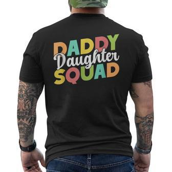 Daddy Daughter Squad Dad Daughters Matching Father Daughter Men's T-shirt Back Print - Monsterry