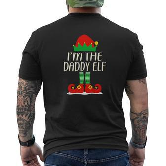 Im The Daddy Elf Matching Family Christmas Shirt Mens Back Print T-shirt - Seseable