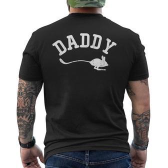 Daddy Kangaroo Rat Vintage Ideas For Dad Men's T-shirt Back Print - Monsterry