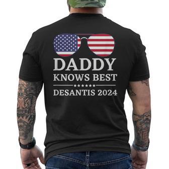 Daddy Knows Best Desantis 2024 Daddy'24 Desantis Men's T-shirt Back Print - Monsterry DE