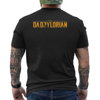 The Daddylorian Space Outfit Vintage Father's Day Mens Back Print T-shirt | Mazezy