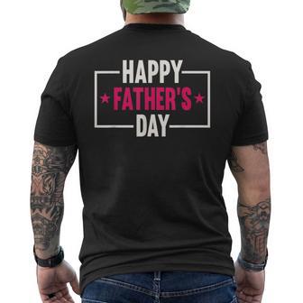 Daddy's Favorite Superhero Father's Day Fun Present Men's T-shirt Back Print - Monsterry AU