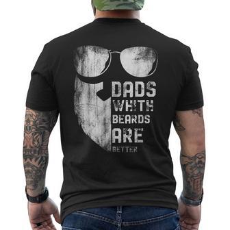 Dads With Beards Are Better Father's Day Men's T-shirt Back Print - Monsterry CA