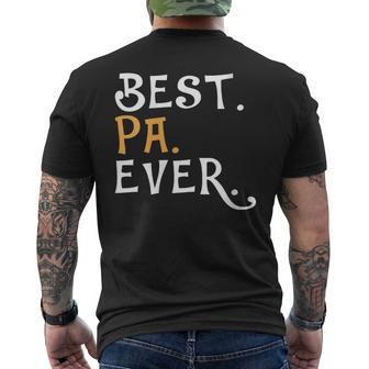 Damen Der Beste Papa Aller Zeitenatertag Lustiger Papa Mit-Ausschnitt T-Shirt mit Rückendruck - Geschenkecke