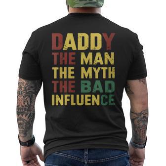 Damen Papa Amatertag 2024Intage 90Er Jahre Stil Bekleidung Mit-Ausschnitt T-Shirt mit Rückendruck - Geschenkecke