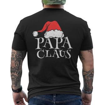 Damen Papa Claus Lustige Weihnachten Weihnachtsmannaterintage Mit-Ausschnitt T-Shirt mit Rückendruck - Geschenkecke