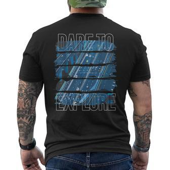 Dare To Explore Roads Men's T-shirt Back Print - Monsterry CA