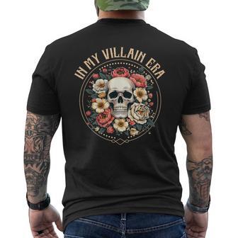 Dark Romance Villain Enemies To Lovers In My Villain Era Men's T-shirt Back Print - Seseable