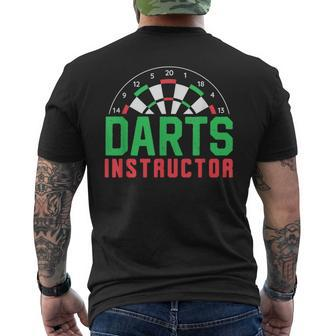 Dartlehrer Hobby-Dartspieler Niedlich T-Shirt mit Rückendruck - Seseable