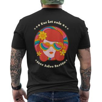 Das Ist Mein 60S Jahre Costume Hippie Love Party Fancy Dress T-Shirt mit Rückendruck - Seseable
