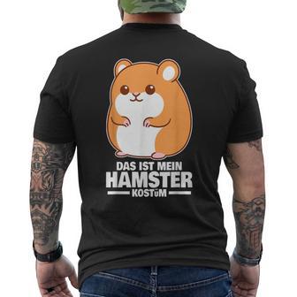 Das Ist Mein Hamster German Text T-Shirt mit Rückendruck - Seseable