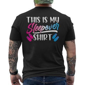 Das Ist Mein Sleepover Übernachtung Übernachten Cute T-Shirt mit Rückendruck - Seseable
