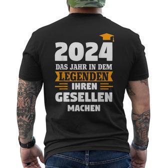 Das Jahr In Dem Leggenden Gesellen Gesellenprüfung T-Shirt mit Rückendruck - Seseable