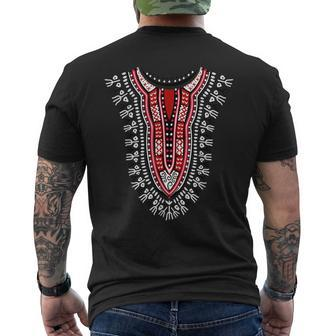 Dashiki Print Kente African Pride Traditional Ethnic Family Men's T-shirt Back Print - Monsterry UK