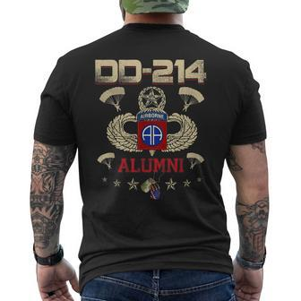 Dd-214 Us Army 82Nd Airborne Division Alumni Veteran Men's T-shirt Back Print - Monsterry AU