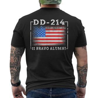 Dd214 11 Bravo Alumni For A Veteran Men's T-shirt Back Print - Monsterry
