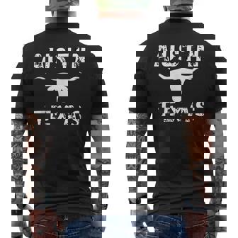 De Austin Texas Recuerdos De Austin Texas Tx Camiseta Hombre Estampado Espalda - Regaloses