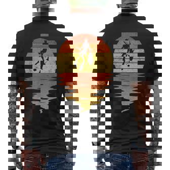 De Pesca Submarina Retro Atardecer 70Sintage Pesca Submarina Camiseta Hombre Estampado Espalda - Regaloses