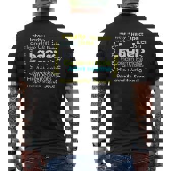 De Texto Audaz Para Inspirar Unir Y Condenar El Odio Camiseta Hombre Estampado Espalda - Regaloses