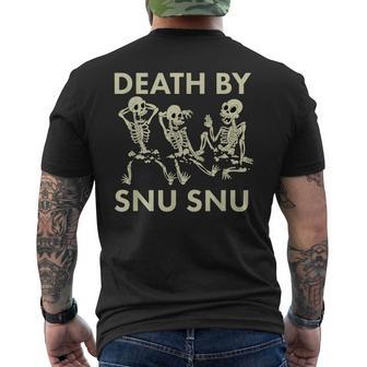 Death Von Snu-Snu T-Shirt mit Rückendruck - Seseable