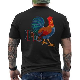 Decolores Cursillo Rooster Men's T-shirt Back Print - Monsterry UK