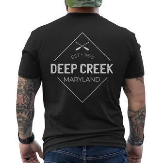 Deep Creek Lake Maryland Men's T-shirt Back Print - Monsterry