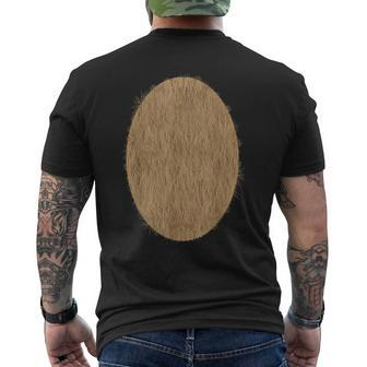 Deer Bear Fuzzy Hairy Belly Costume Men's T-shirt Back Print - Monsterry DE