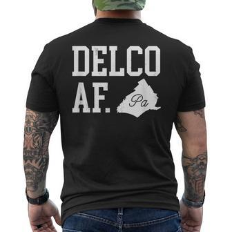 Delco Af Delaware County Pride Men's T-shirt Back Print - Monsterry UK