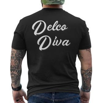 Delco Diva Delaware County Pa Men's T-shirt Back Print - Monsterry UK